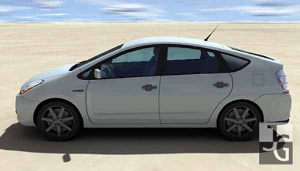 3d toyota prius model - Toyota Prius by Solancla