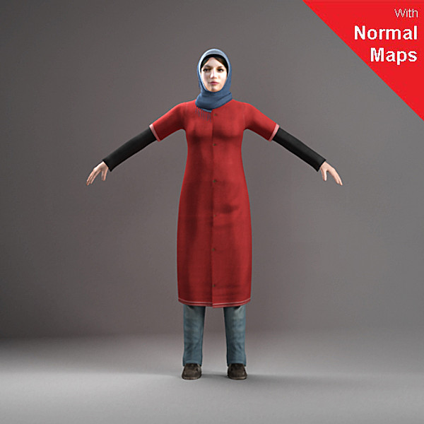 axyz metropoly rigged 3d x - ARWom0003-FBX by axyzdesign