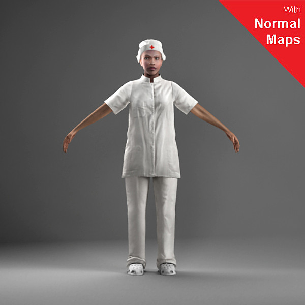 3ds max axyz characters human - WWom0009-Tp by axyzdesign