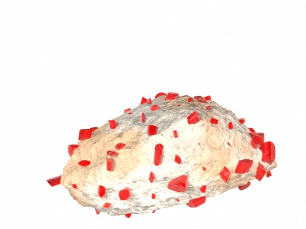 realgar mineral 3d model - RealgarMineral.zip by NeoSunaru