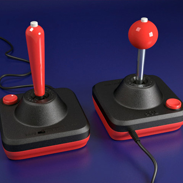 retro joysticks wico obj - Wico Command Control Joysticks by bLAZER76