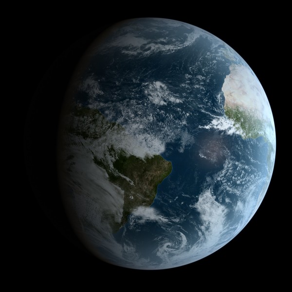 3ds max earth 16k - Photorealistic Earth 16k by startrek37