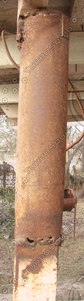Rusty Metal Pole