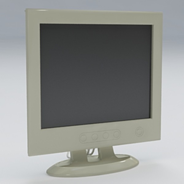 3d lcd monitor - LCD Monitor_001 by sabah_au