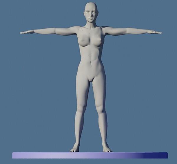 3d woman monica - Monica no texture.zip by Mak21