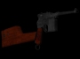 3d mauser red gun model