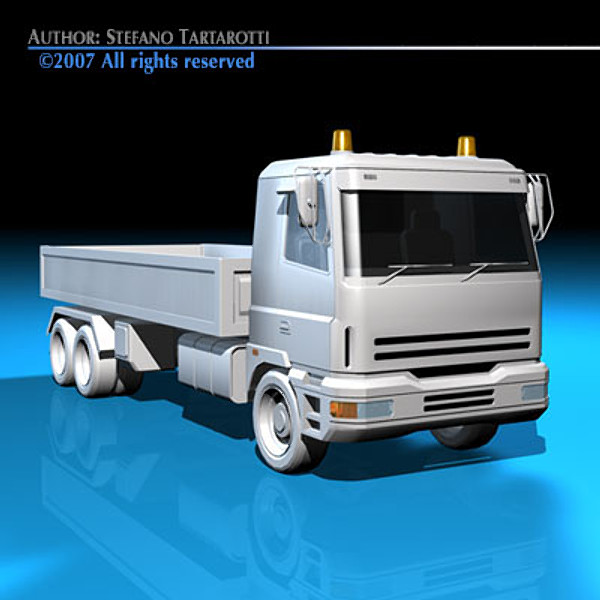 3ds max deck truck - Truck low boards deck by tartino