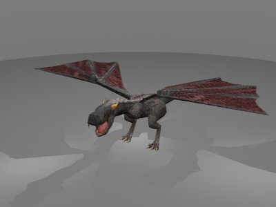 dragon bump transparency 3d obj - Dragon1_Maya.zip... by Brandon Ervin