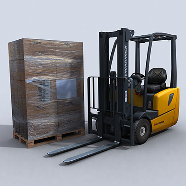 3ds max forklift 2 - Forklift 2 by papillon