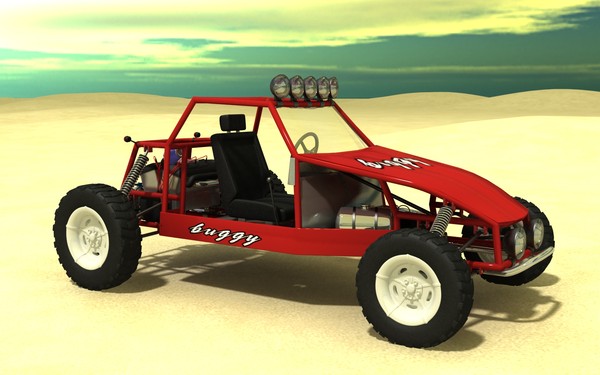 3ds max buggy details engine - Buggy by JNSR