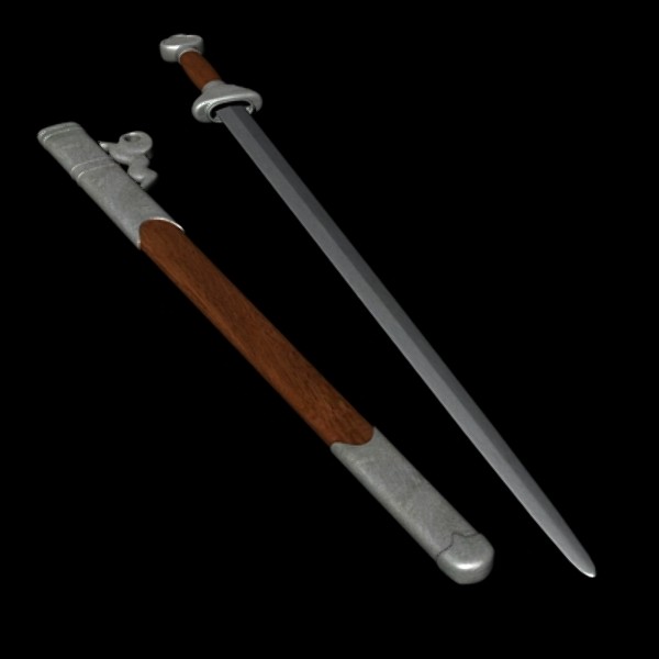 3d jian sword - Jian Sword by mostlysquare