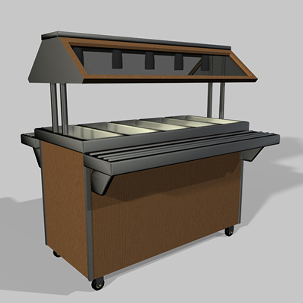 3d salad bar model - Salad Bar (portable) by Mike Carroll Jr