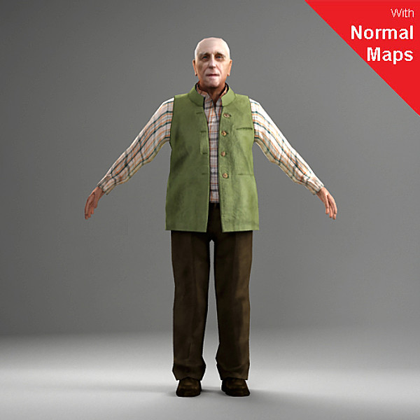 3ds max axyz 2 character - CMan0027-CS by axyzdesign