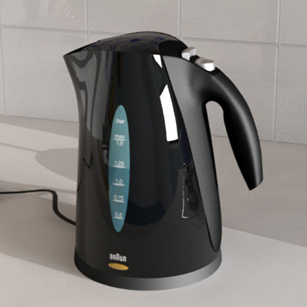 3d electric kettle - Electric kettle 01 by Matrosov