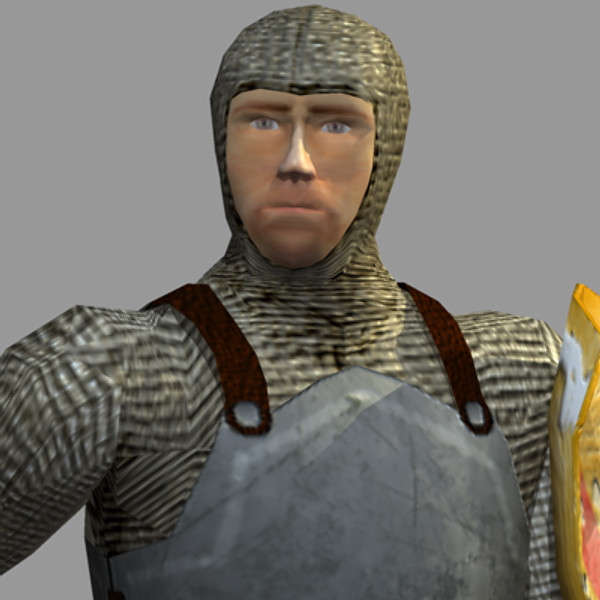 3d knight dueling piece - Dueling Knight by Sirren