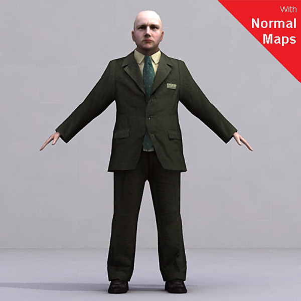 axyz rigged characters max - BMan0015-CS by axyzdesign