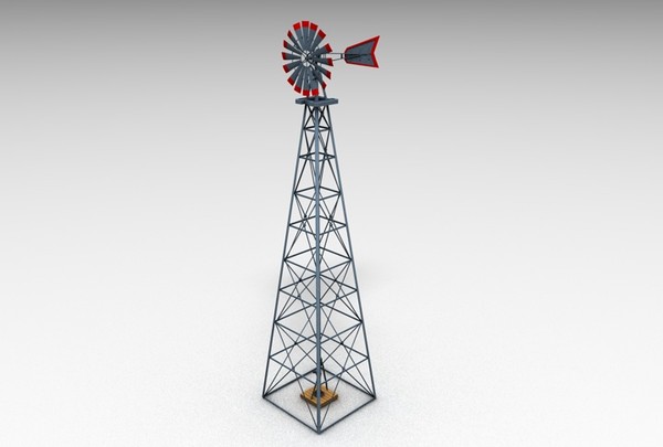 windmill farm 3d model - Windmill by MattTrout