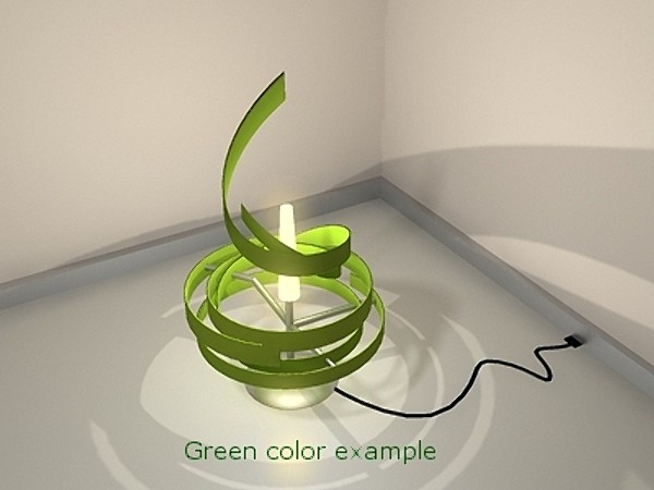 3d model helix lighter - Spiral_light_FRstage1.zip by Miguel Q