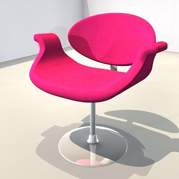chair pink 3ds free - chair pink by GTTB