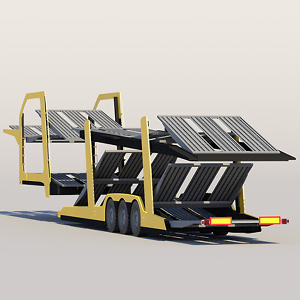 maya car transporter lohr 300 - Car Transporter Lohr 300 by ArqArt3D