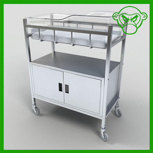 3d mobile bassinet model - mobile bassinet by monkeyodoom
