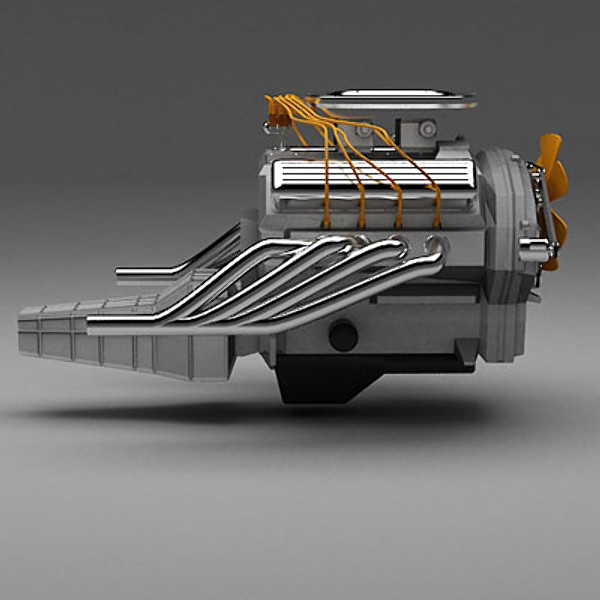 maya engine v8 - Generic V8 Engine by QLEE