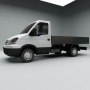 3d iveco van semi - model