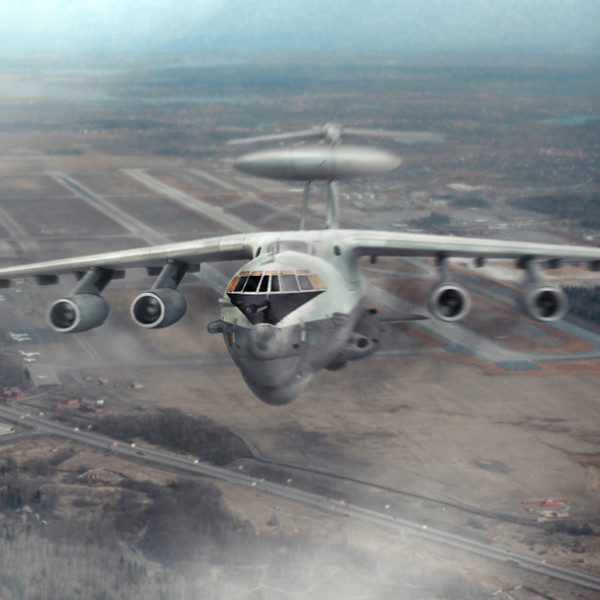 russian beriev a-50 aircraft 3d lwo - Beriev A-50 aircraft (Russian AWACS) by illuminar77