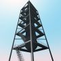 3d industrial tower model