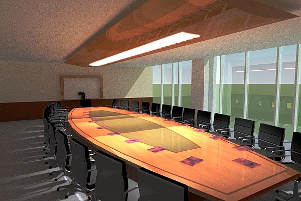 lightwave boardroom radiosity - boardroom.zip by thinice