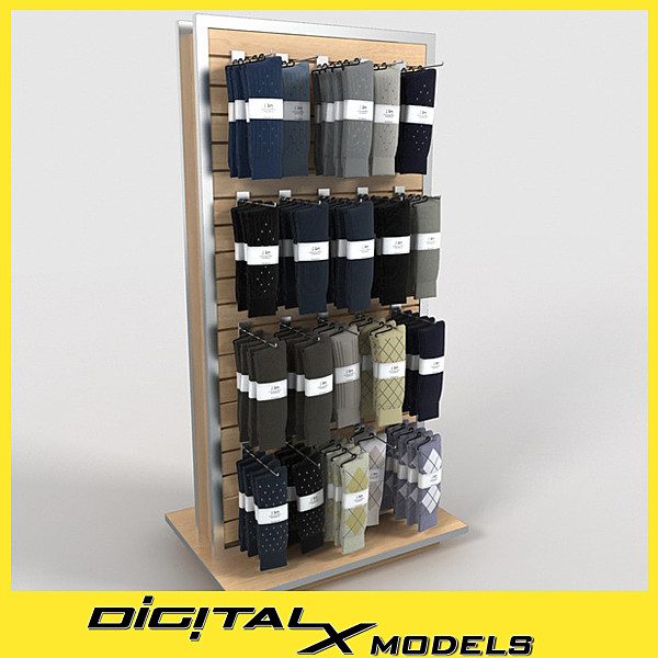 3d men s sock rack - men,s sock rack by DigitalX