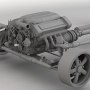 classic suspension 3d model
