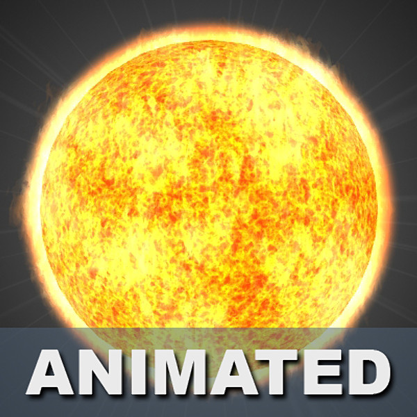 3d boiling star sun model - Boiling Star by scripter