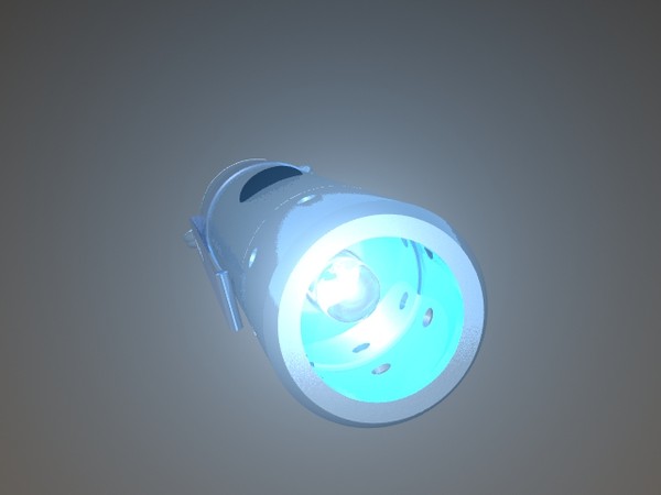 keychain 3d model - FlashLight.zip by NeoSunaru