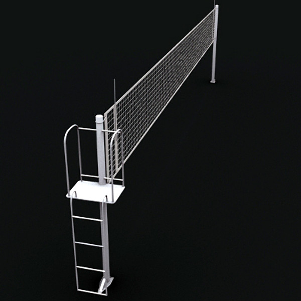 volleyball net 3d model - Volleyball Net by scripter
