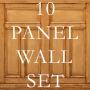 10 Wood Panel Texture Set