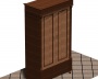 3d autocad antique wardrobe