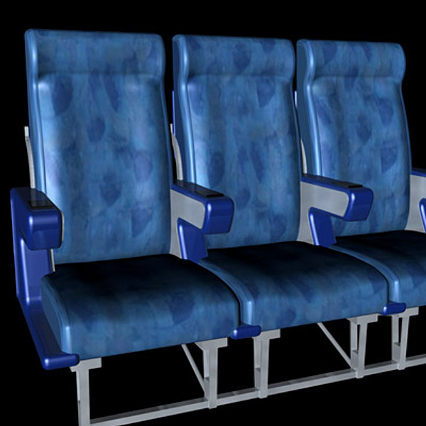 airline seating c4d - Airline_Seats.zip by djackson44