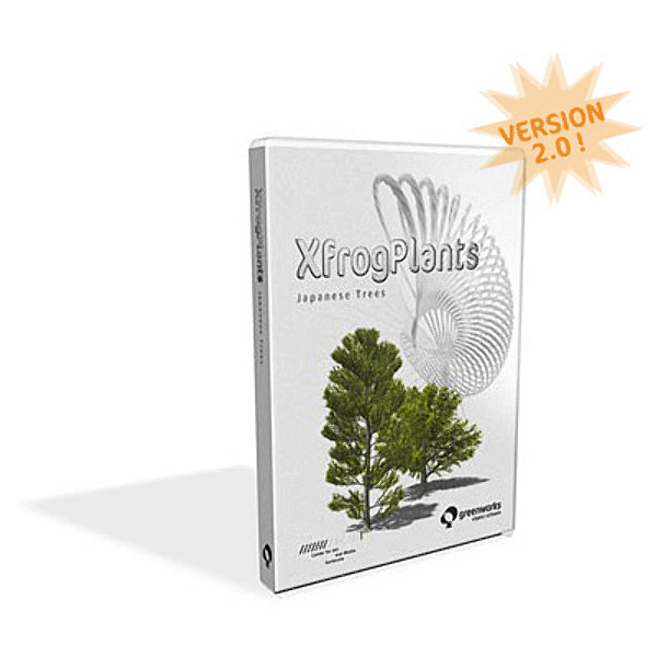 3ds max japanese trees japan dvd - XfrogPlants Japanese Trees DVD by xfrog