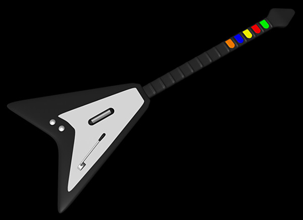 3ds max flying v guitar hero - Guitar Hero Controller by Psy Studios