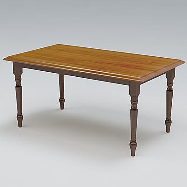 3d table dining model - Dining Table 08 by sabah_au