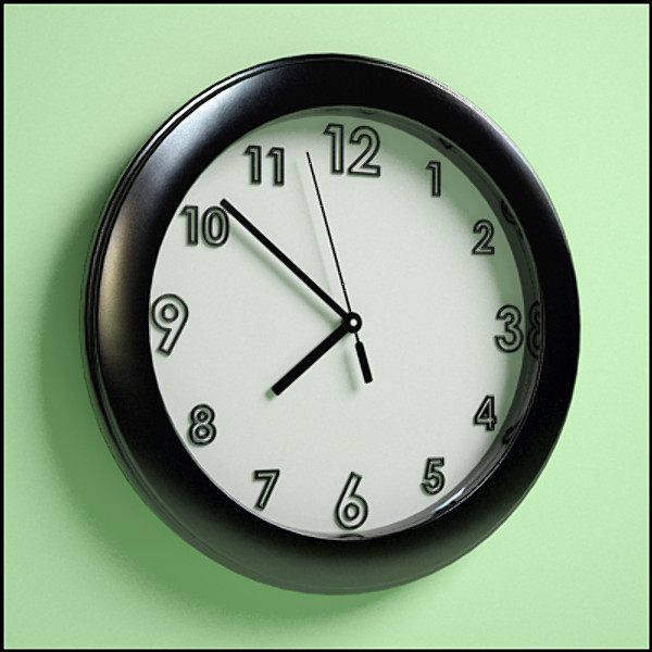 3ds max clock - Clock001 by makula