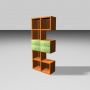 bookcase c4d