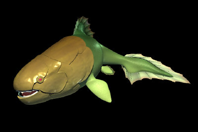 dunkleosteus prehistoric fish 3d ma - Dunkleosteus.ma by millmanorama