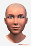 3d model head facials expressions