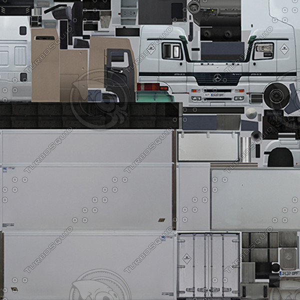 medium transport truck 3d max - Medium Transport Truck 1 by papillon