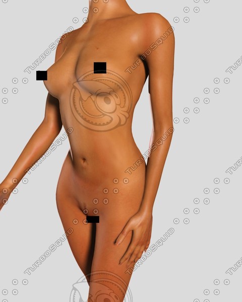 3d rigged female model - Ani model by DimitarK