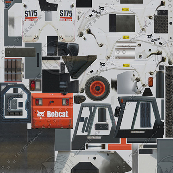 3d model bobcat skidsteer 2 - SkidSteer 2 by papillon