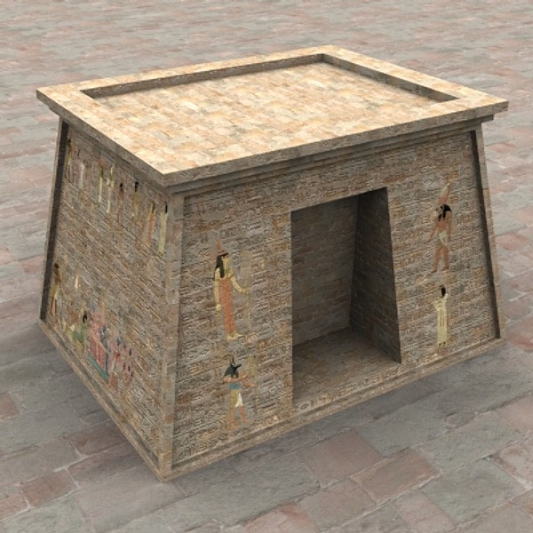 3dsmax egyptian buildings set egypt - Egyptian City Set by scripter
