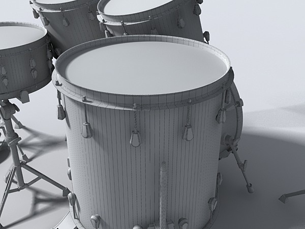 3d band rock guitar - band set by monkeyodoom
